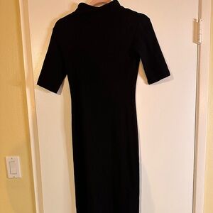 Zara mock neck midi dress